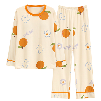 芬腾正品春秋纯棉长袖女士家居服