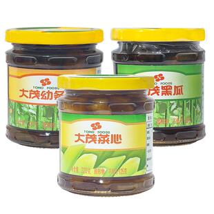 TOMO大茂黑瓜菜心幼笋脆笋幼条瓜即食下饭菜罐头酱瓜酱菜冷盘菜