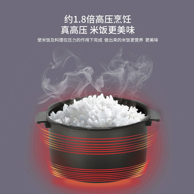 福库CUCKOO家用智能多功能蒸煮两用不粘电饭煲锅5升10人份R1080FB