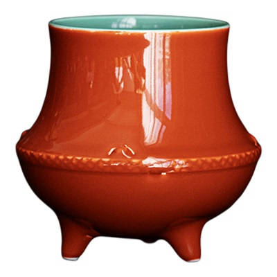 原矿色釉中式水孟建水茶洗茶渣缸