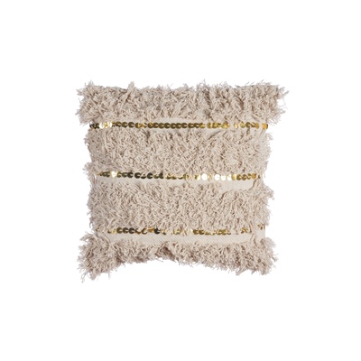 印度手工编织亮片沙发布艺靠垫