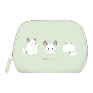 日本进口moFutt纸巾包化妆包零钱PU口红便携可爱软萌动物清新印花