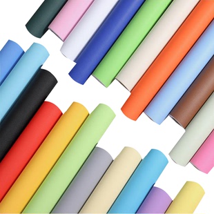 纯色贴纸墙纸柜子防水防潮壁纸彩色贴膜不干胶幼儿园即时贴墙贴