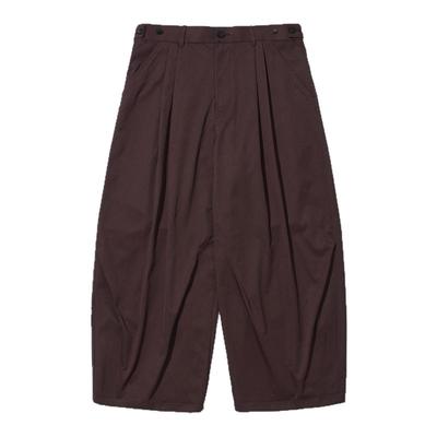 SERUTXET前倾解构宽松九分长裤