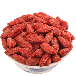 宁夏中宁枸杞子官方旗舰店大颗粒红苟杞构纪茶男肾洗无硫磺不染色