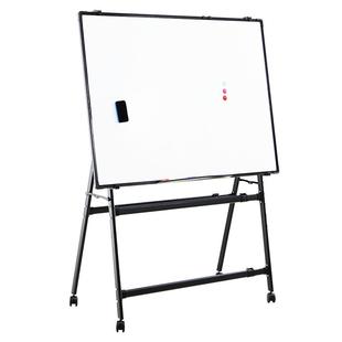 普象可折叠黑板支架式儿童写字板商用教学办公培训家用白板绿板可擦双面磁性留言板移动小黑板工厂车间看板