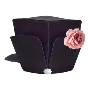 宋制汉服帽子东坡巾四方平顶巾男苏轼帽子儿童古装头饰书生秀才帽