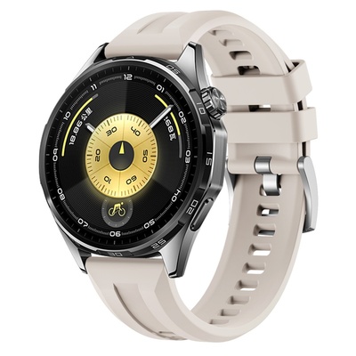 按压式适用华为GT5PRO表带硅胶GT6手表按压扣拆卸Watch5男款智能4Pro腕表GT4专用GT3高级替换22mm秋冬天配件