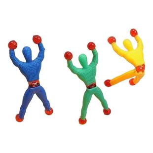 爬墙人爬墙蜘蛛人粘性小人会粘墙翻跟斗的蜘蛛侠儿童网红地摊玩具