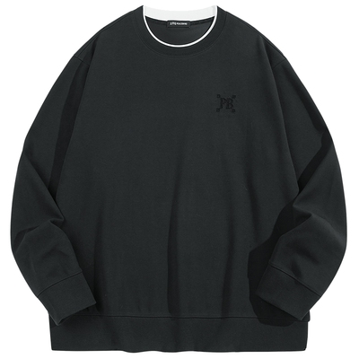 【商场同款】太平鸟男装 2026年春季新款撞色领口卫衣B1CRG1226