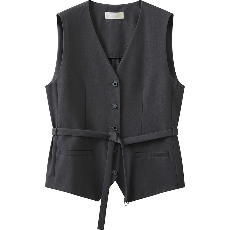 【商场同款】播26夏新品马甲女中性风通勤时髦外套BDT2MD1945