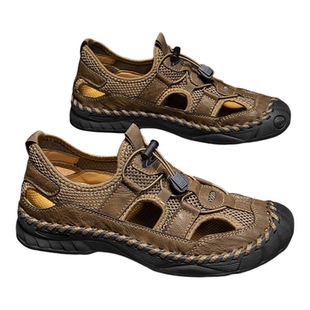 骆驼动感网面鞋男士2026新款夏季透气户外登山溯溪鞋大码运动凉鞋