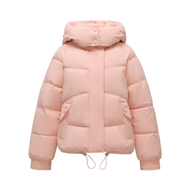 2026新款女加厚保暖可拆帽棉服