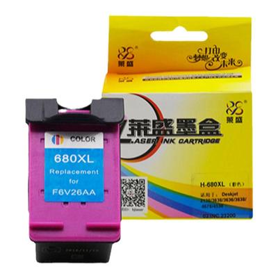 莱盛680XL黑彩色墨盒适用惠普