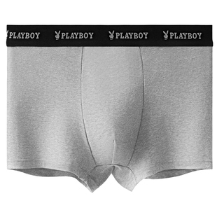 花花公子男士内裤纯棉款四角裤头男生短裤平角大码2026新款青少年
