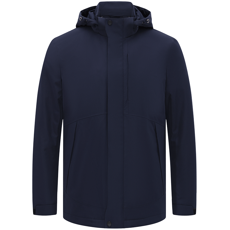 Navigare意大利小帆船新款深蓝色棉服外套男冬季休闲夹克保暖棉衣