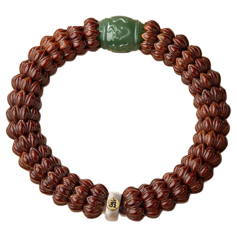 紫金鼠菩提手串男士聚宝盆