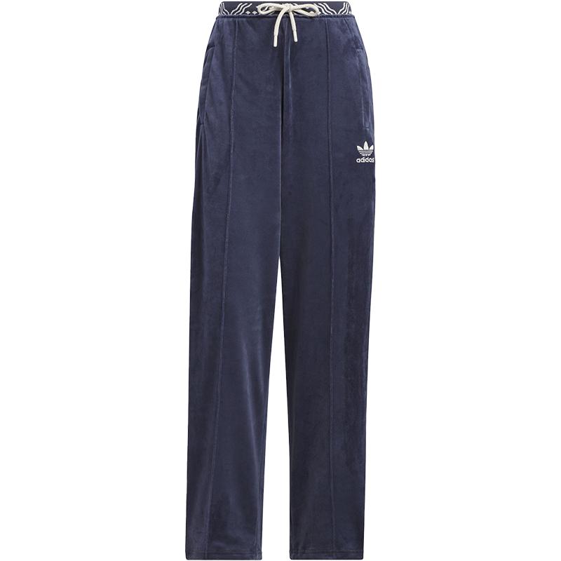 Adidas/阿迪达斯正品三叶草新年款女士丝绒宽松运动裤IX4231