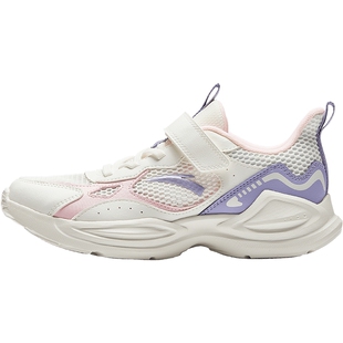 安踏儿童运动鞋女童2026夏季新款小白鞋学生白色跑步鞋网面休闲鞋