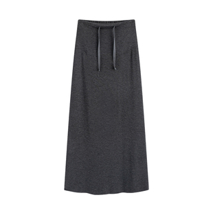 孕妇半身裙子春夏季2026新款莫代尔面料直筒孕期高级A字长裙春装