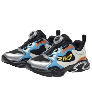 FILA斐乐童鞋北极星休闲鞋2024春季款小童男女童BOA旋钮复古跑鞋