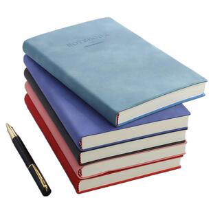 A4笔记本空白本加厚绘画素描本A5大学生考研简约手绘速写草稿本B5儿童涂鸦白纸本旅游打卡印章集章册定制logo