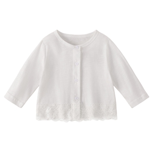 [抑菌]女童早春外套薄开衫小童日常纯棉春秋女宝上衣百搭儿童衣服