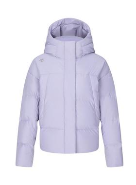 DESCENTE迪桑特WOMEN’S SKI STYLE女士远红外保暖短款连帽羽绒服