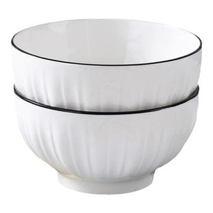 汤碗家用陶瓷纯色2025新款大碗汤盆面条碗高档米饭碗北欧创意大碗