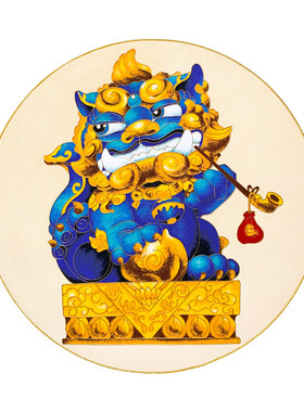 醒狮掐丝珐琅diy材料包非遗手工