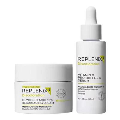 TOPIX Replenix10%果酸面霜维C精华提亮去黄祛痘印抗氧提亮肤色
