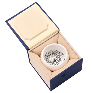 羊脂玉白瓷罗汉杯哈哈杯个人专用主人杯单杯创意趣味笑里藏刀茶杯