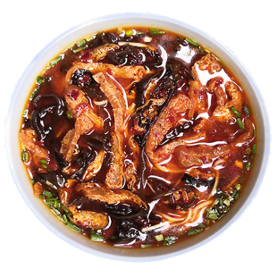 邵阳碱面六都豆腐臊子碱面 速食挂面方便素食 豆腐木耳面 4份碱面