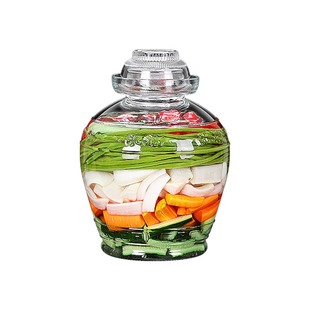 四川泡菜坛子老式家用玻璃罐密封罐咸菜罐酸菜专用腌制罐子腌菜缸