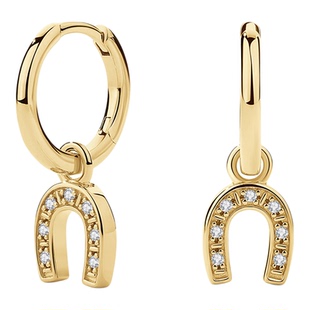 【新品】AGATHA/瑷嘉莎Horse马年驭光前行系列马蹄铁耳环新年礼物