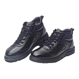 江苏玉人冬季加厚保暖高帮皮靴加绒男士