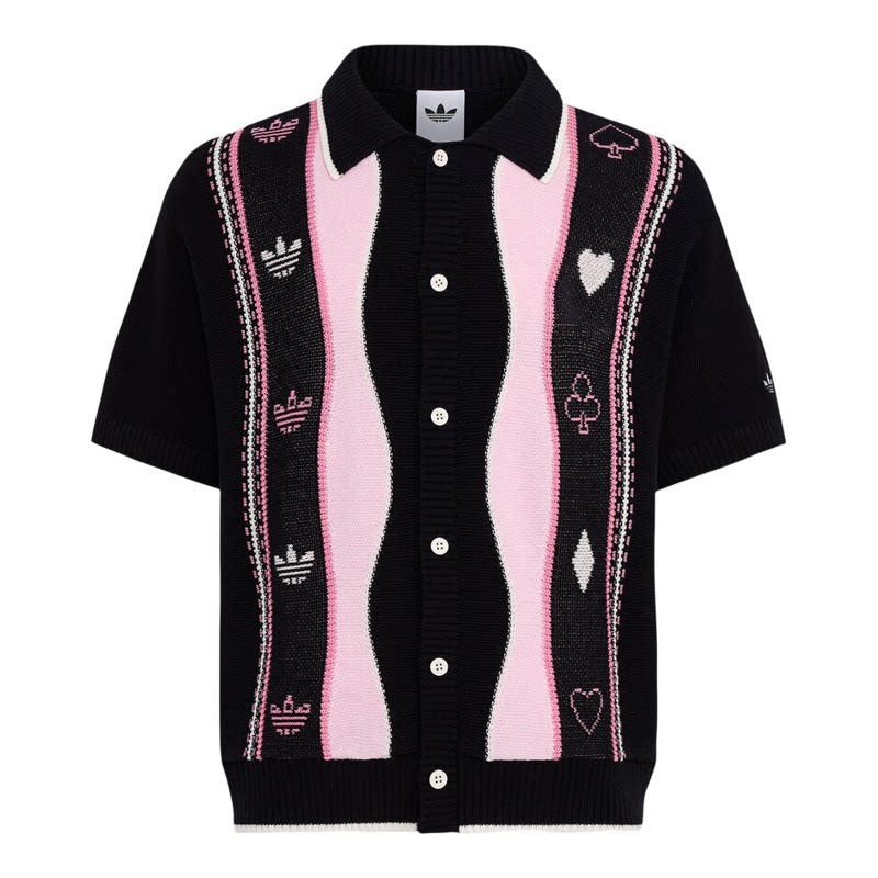 adidas阿迪达斯三叶草男子U POLO SS运动休闲针织开衫外套KY8309