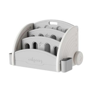 曼龙儿童书架桌面置物架家用收纳架画板二合一儿童玩具收纳架