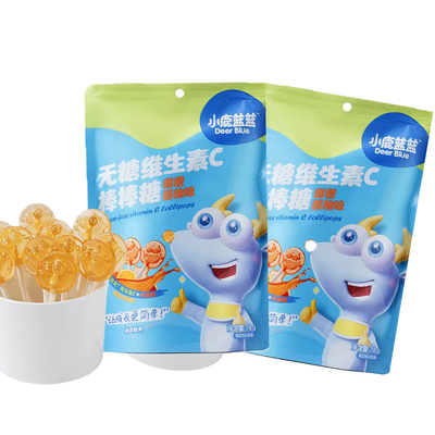 小鹿蓝蓝维生素c0蔗糖棒棒糖
