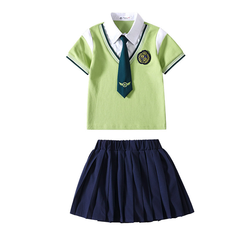 小学生校服班服幼儿园园服毕业照服装夏季套装儿童短袖夏天运动会