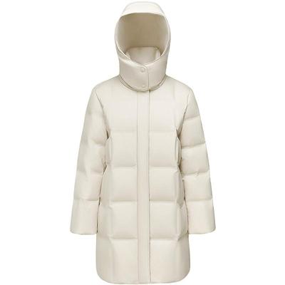 波司登2025新款羽绒服女经典商务经典百搭时尚中长款收腰90鹅绒