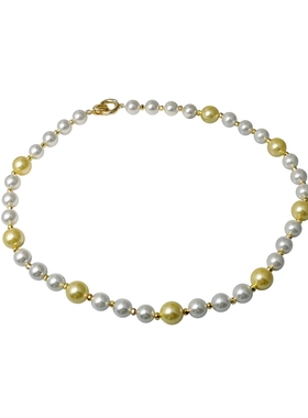 珍珠项链彩色气质百搭简约不规则