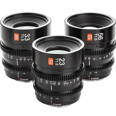 唯卓仕23/33/56mmT1.5电影镜头