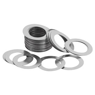304不锈钢超薄垫片金属圆形薄垫圈平垫轴承间隙调整垫片精密垫片
