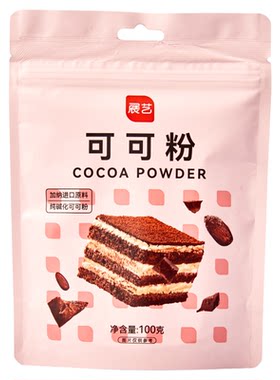 展艺纯可可粉无蔗糖浓郁可可味