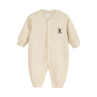 德绒婴儿连体衣冬款加绒保暖内衣