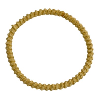 FUNCOCO｜年末清仓~螺纹橡皮筋皮套扎马尾头绳奶油色系