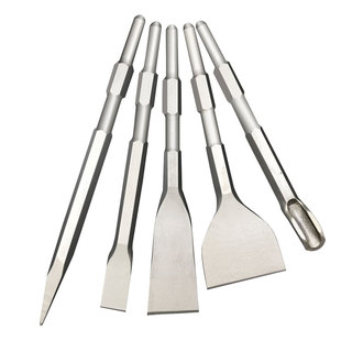 六角电镐凿子加长1米加宽扁凿尖凿开槽拆墙混凝土破碎电镐镐头