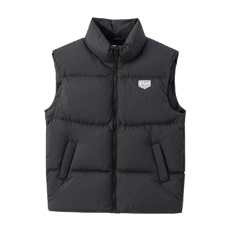 巴拉巴拉童装儿童羽绒马甲冬装新款男童女童保暖立领外套亲子