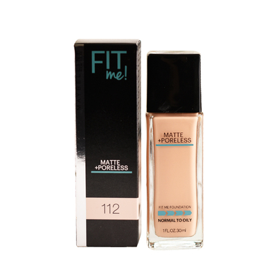 美宝莲fitme定制柔雾粉底液滋润